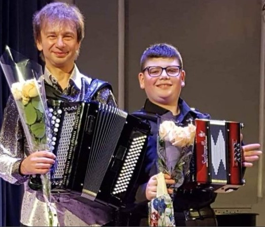 Maestro Igor Zavadsky and Francesco Scarselli