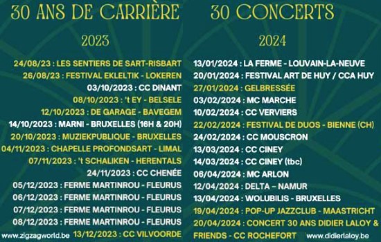 didier Laloy - 30 ans concerts