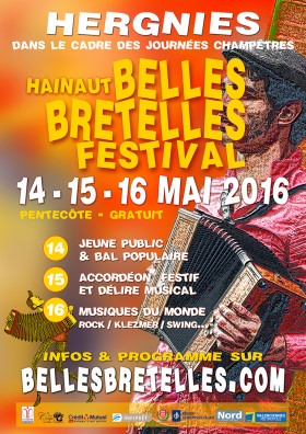 Hainaut Belles Bretelles Festival poster