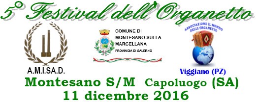 “5° Festival dell'Organetto” Montesano - Italia