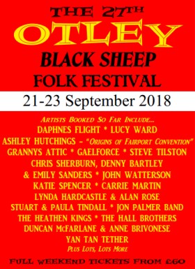 Poster - Black Sheep Otley Folk Festival