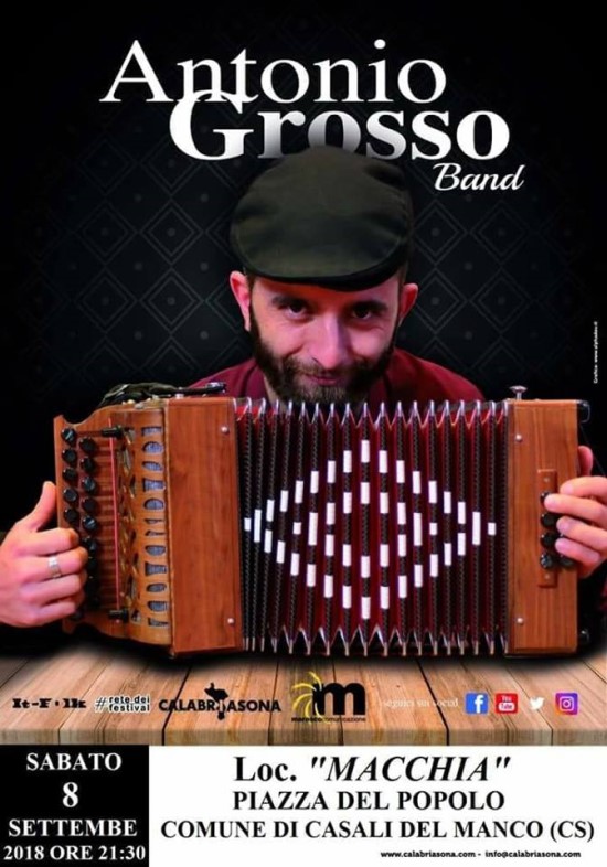 Antonio Grosso Band in Casali del Manco (CS) - Italia