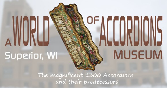 A World of Accordions Museum header