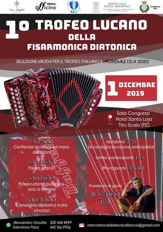 1° Trofeo Lucano della Fisarmonica Diatonica - Italia