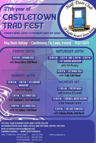 Castletown Trad Fest poster