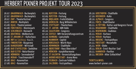 Herbert Pixner Project tour 23