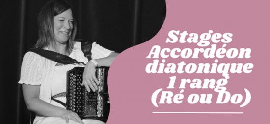 Stage d'accordéon diatonique (1 rang) avec Susie Lemay - Montmagny/CN