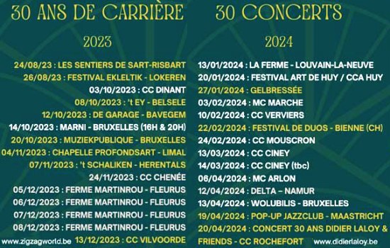 didier Laloy - 30 ans concerts