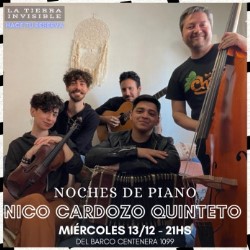 NOCHES DE PIANO: Nico Cardozo Quinteto