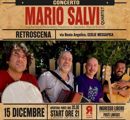Mario Salvi Quartet in concerto - Italia