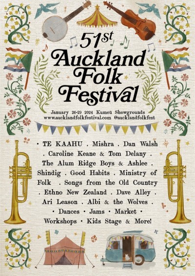 51st Auckland Folk Festival – New Zealand