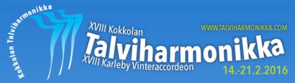 XVIII Kokkola Winter Accordion Festival header