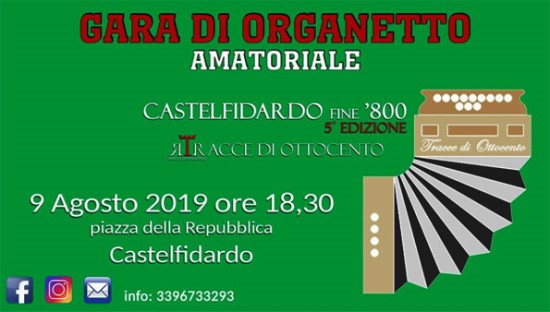 Gara di Organetto amatoriale - Castelfidardo fine '800