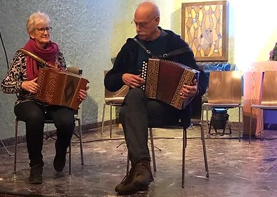 Learning the accordion - Holland