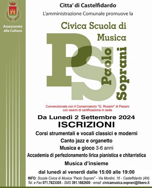 Studia Musica @ Scuola Civica Paolo Soprani - Castelfidardo/Italia