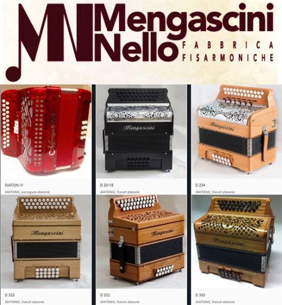 Mengascini Nello header and diatonic model accordions