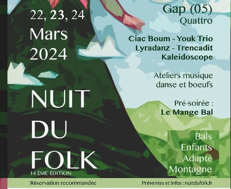 Nuit du Folk de Gap 2024 - Gap, Hautes-Alpes/FR